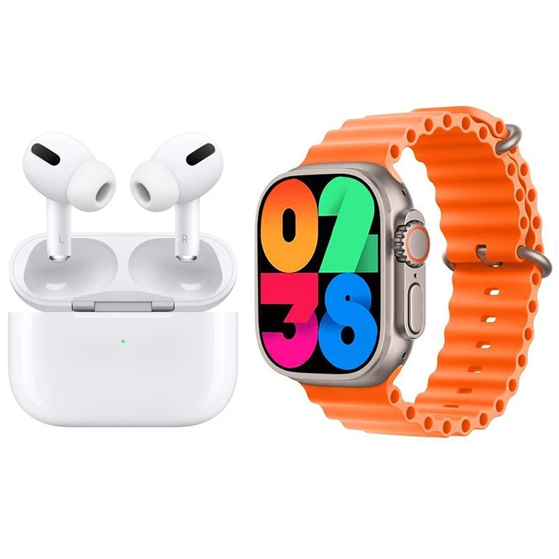 ساعت هوشمند کیوکویر مدل KW56 ULTRA3 همراه هدفون