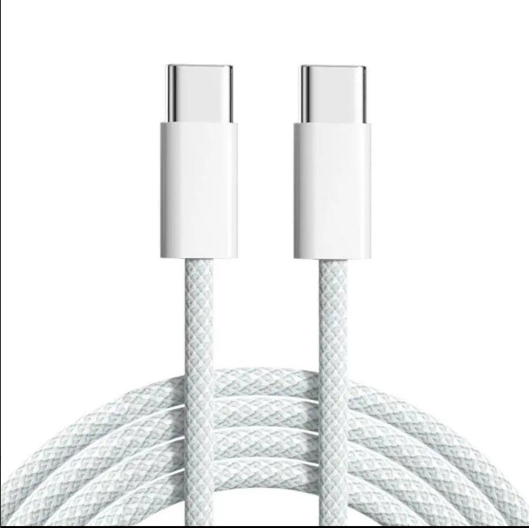 کابل USB-CبهUSB-C اپل ۶۰ وات ۱ متری همراه سوزن سیمکارت(اورجینال چین)