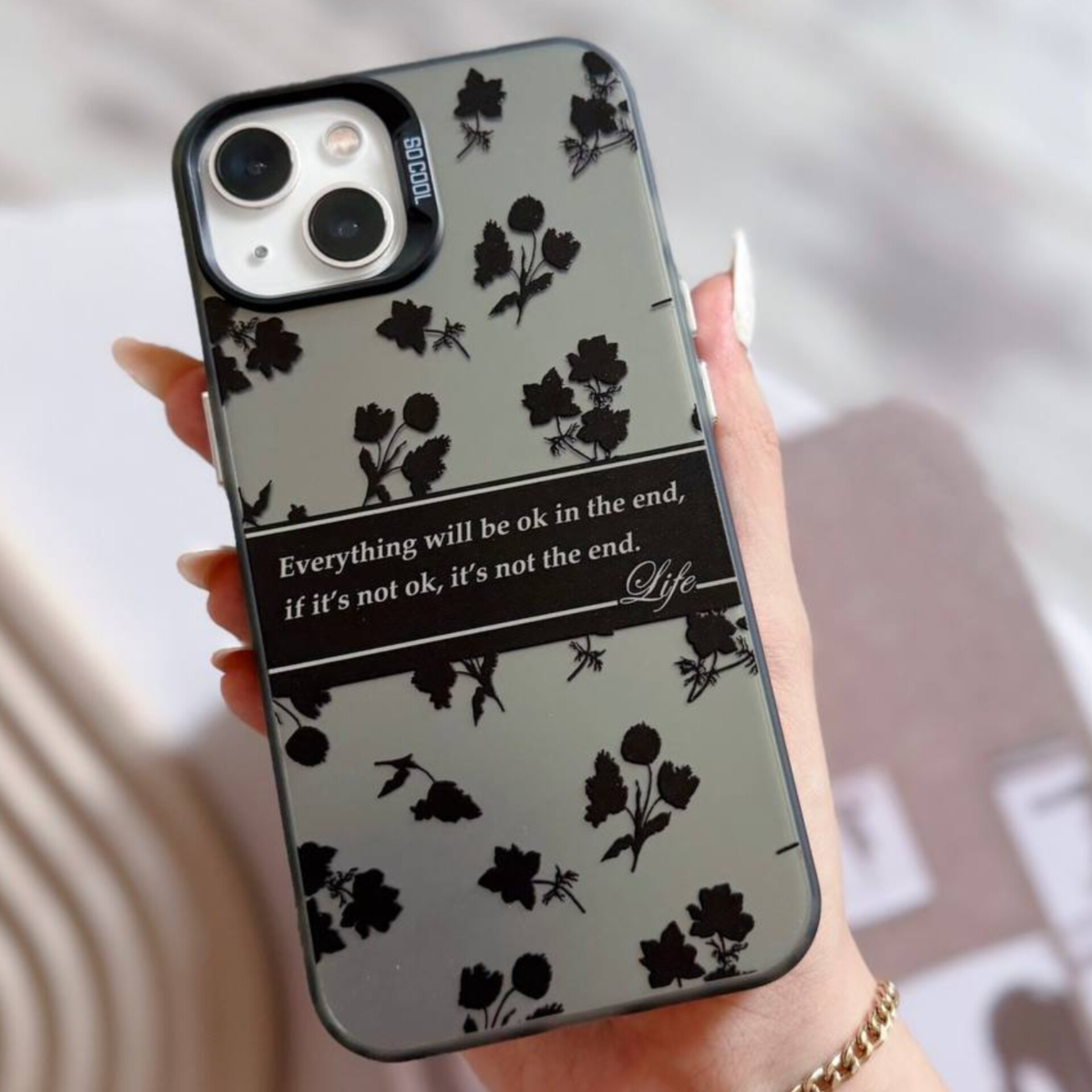 کاور فانتزی so cool مدل گل رز