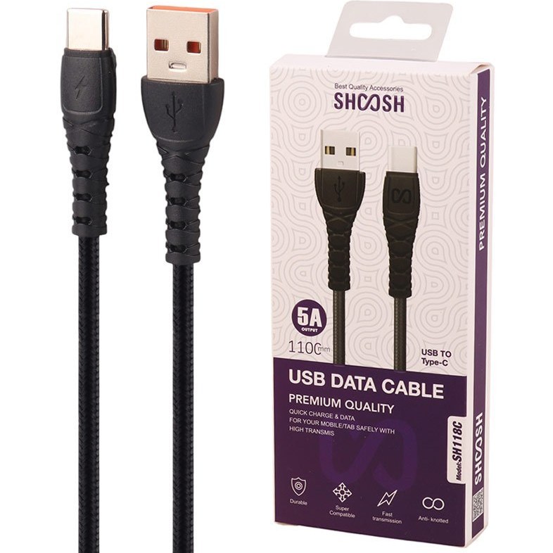 کابل تایپ سی کنفی  Shoosh SH118C 5A